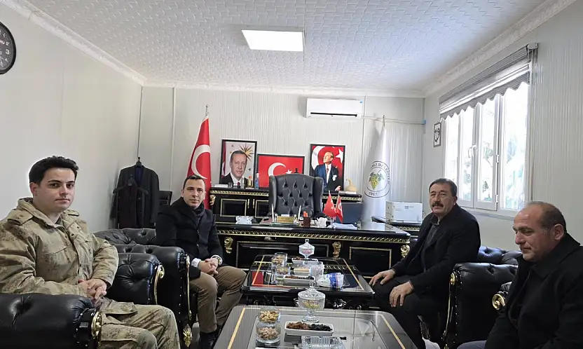 Kaymakam Algın'dan Harmanlı Belediyesine ziyaret