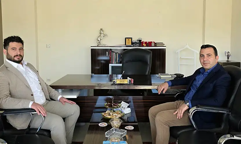 Kaymakam Algın'dan Türkay Gazetesine ziyaret