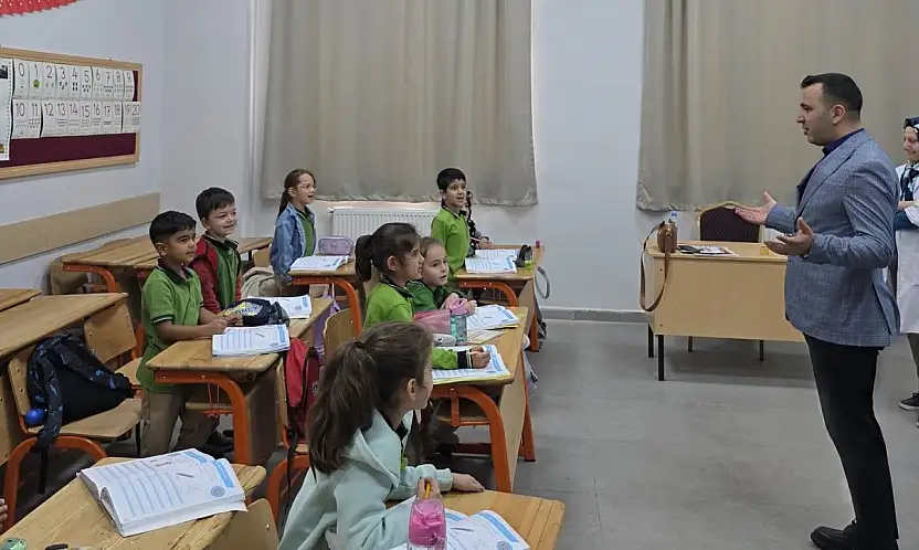 Kaymakam Algın'dan Yavuz İlkokuluna ziyaret