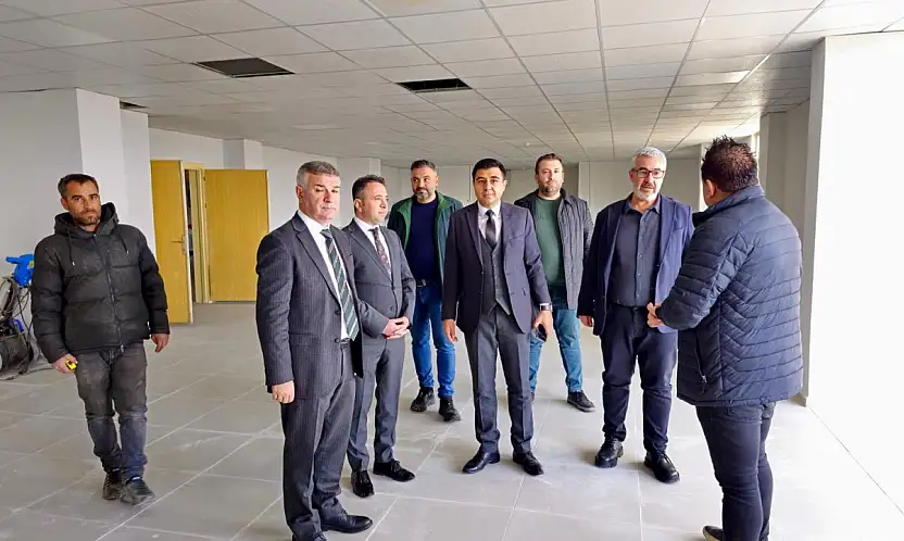 Kaymakam Güngör Öğretmenevinde incelemelerde bulundu