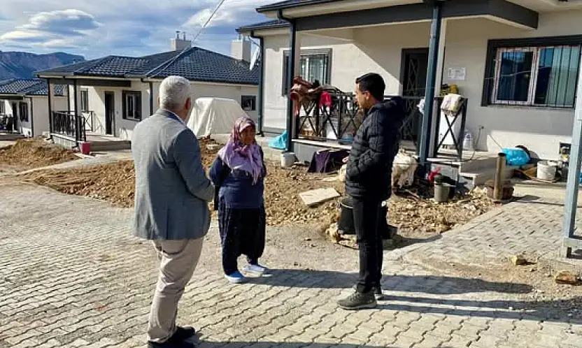Kaymakam Güngör Ünlüce Köyünde incelemelerde bulundu