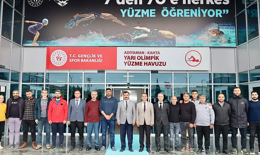 Kaymakam Soysal Kahta Gençlik Spor İlçe Müdürlüğünü ziyaret etti