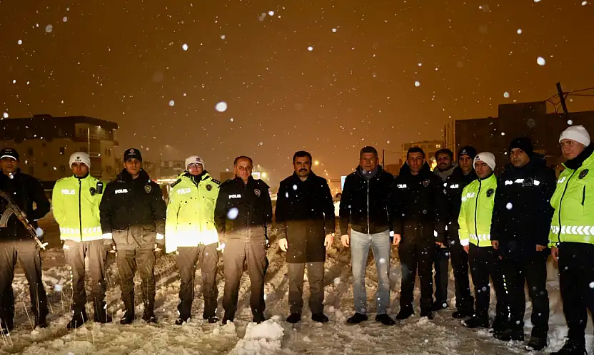 Kaymakam Soysal yılbaşı denetimlerini yerinde takip etti