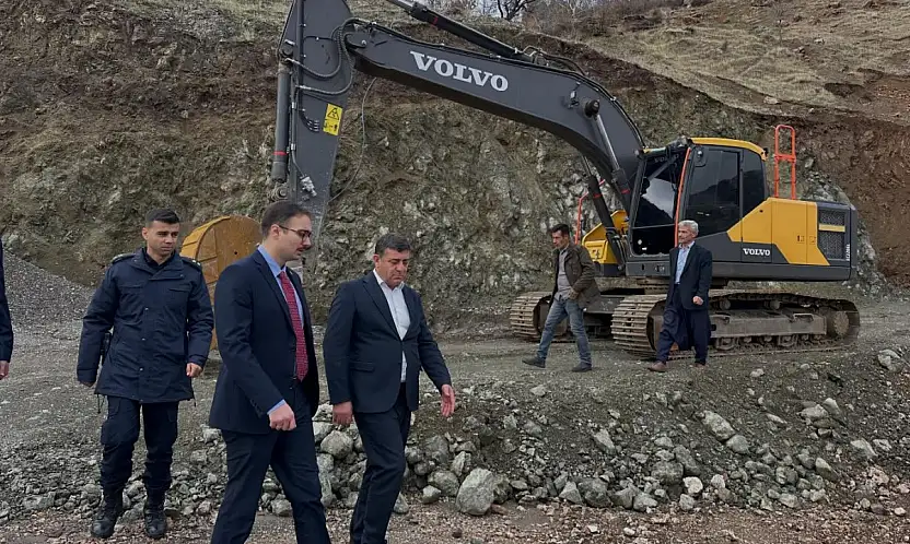 Kaymakam Yıldız içme suyu deposunda incelemelerde bulundu