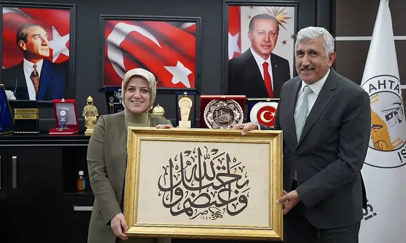 Köseoğlu'dan Kahta Belediyesine ziyaret