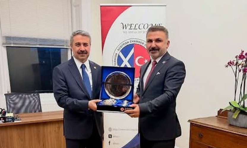 Milletvekili Alkayış'tan Türkiye-İskoçya Ticaret Odasına ziyaret
