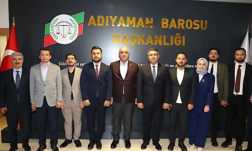 Milletvekili Özhan'dan Adıyaman Barosu'na hayırlı olsun ziyareti
