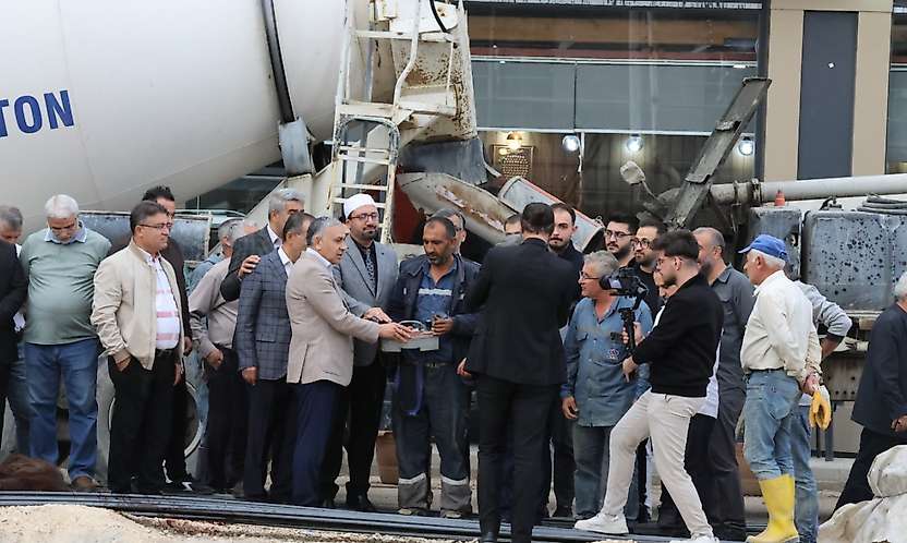 MÜSİAD Tarafından Yaptırılacak, Yavuz Selim Caminin temeli dualarla atıldı