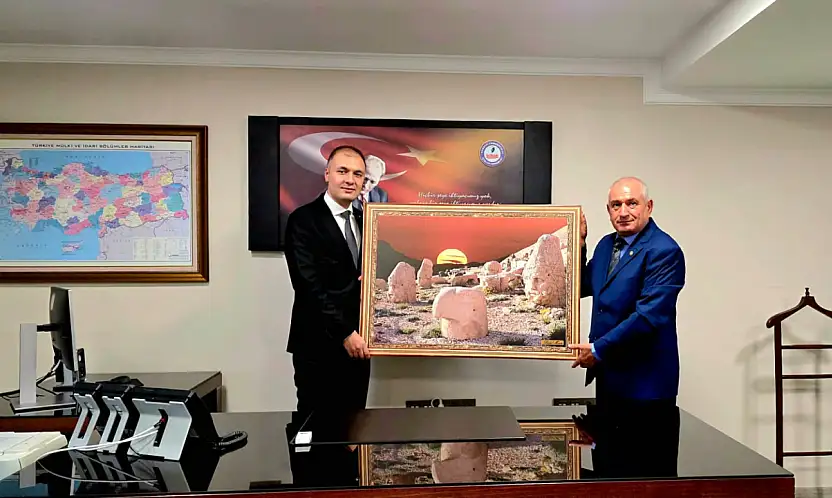 NEFSAT Başkanı Mente'den Samet Çelik'e ziyaret