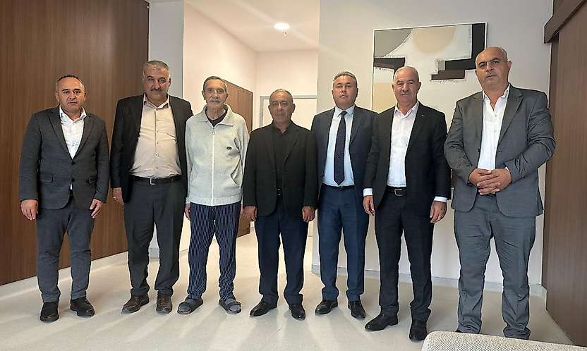 Oda Başkanlarından Başkan Yusuf Özdemir'e geçmiş olsun ziyareti