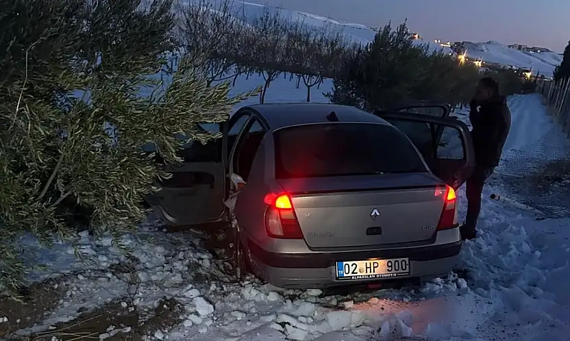 Otomobil şarampole girdi: 2 yaralı