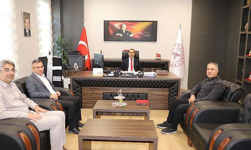 Prof. Dr. Konca'dan İl Sağlık Müdürü Şirik'e veda ziyareti