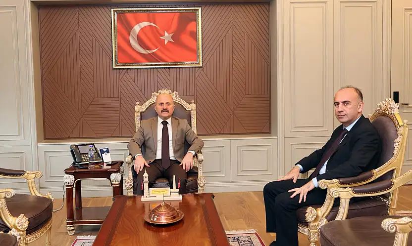 Rektör Keleş, Vali Varol'la bir araya geldi