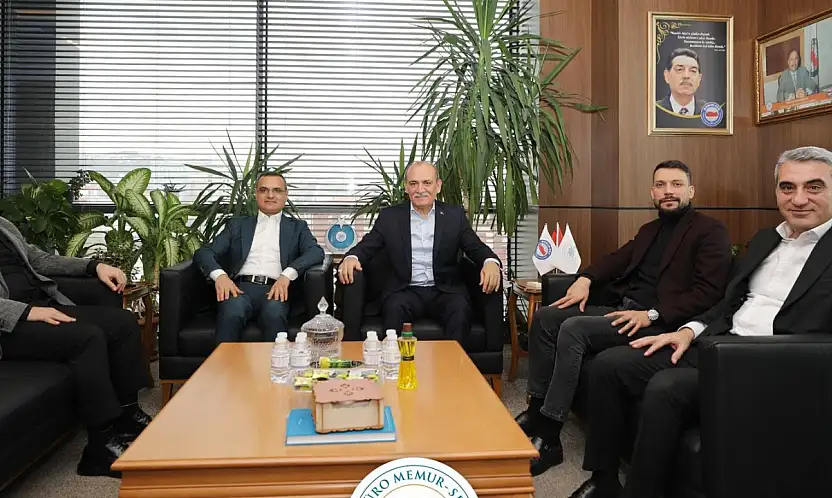 Resul Taşkın'dan Büro Memur Sen Genel merkezine ziyaret