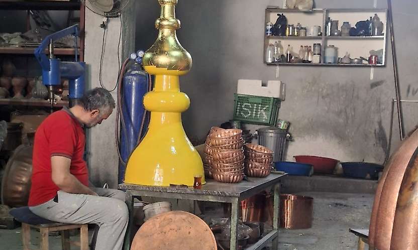 Rize'deki Recep Tayyip Erdoğan Camii'ne Kahta'dan İtalyan Manetti Altın Varak Tedarik
