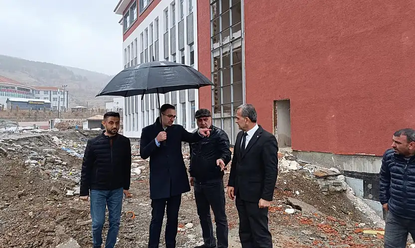 Sincik'te 12 derslikli özel eğitim okulunda çalışmalar başladı