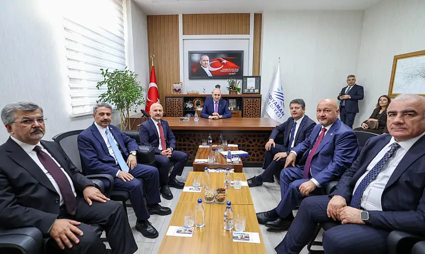 TBMM Başkanı Numan Kurtulmuş Başkan Tutdere'yi ziyaret etti