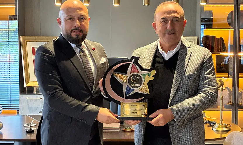 TÜRKTOB Başkanı Yıldırım'dan Milletvekili Mevlüt Çavuşoğlu'na ziyaret