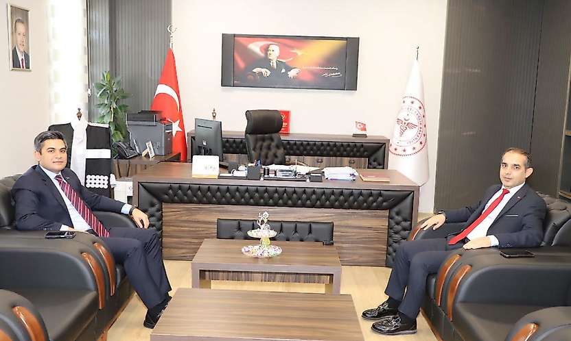 Tut Kaymakamı Bağış'tan İl Müdürü Şirik'e ziyaret