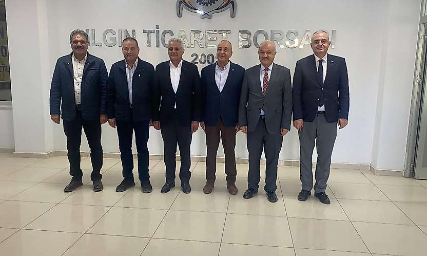 TYAB heyetinden Ilgın Ticaret Borsası ve Ticaret Odası'na ziyaret