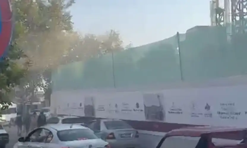 Ulucami Mahalle esnafından Toz tepkisi: Canımız gitti, kanser olup gideceğiz