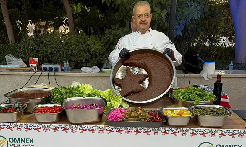 Umman'da Adıyaman Çiğköftesine yoğun ilgi