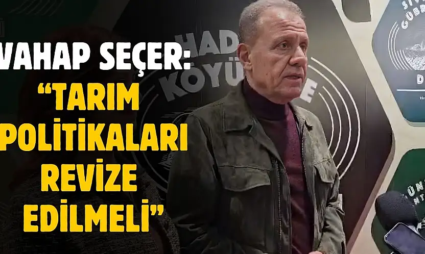 Vahap Seçer'den Medya Trend Mersin Tarım Fuarı'nda Kritik Tarım ve Kent Mesajları