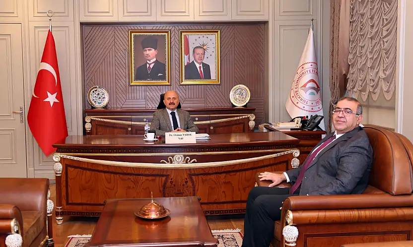 Vakfılar Bölge Müdürü Palalı'dan Vali Varol'a ziyaret