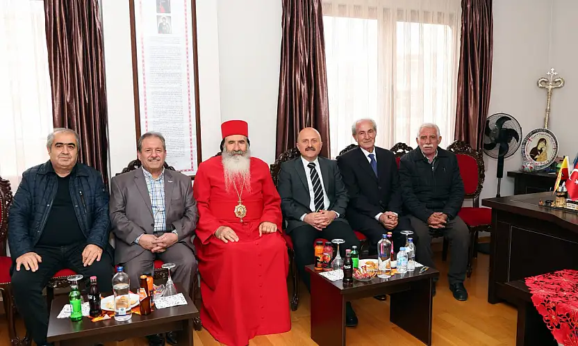 Vali Varol'dan Adıyaman Süryani Kadim Metropolitliğine ziyaret