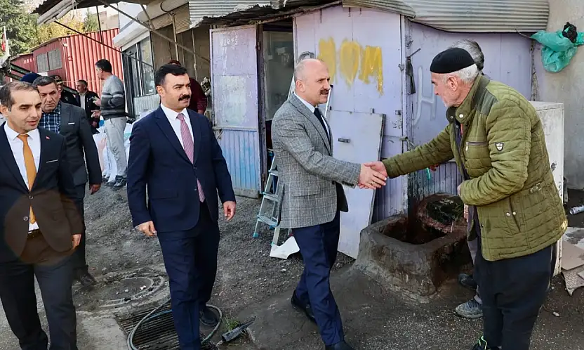 Vali Varol Kahta esnaflarıyla bir araya geldi