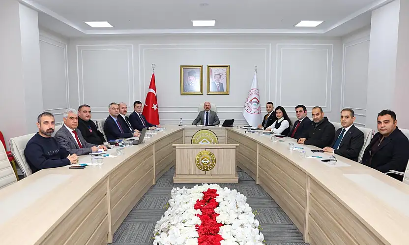 Vali Yardımcıları değerlendirme toplantısı yapıldı