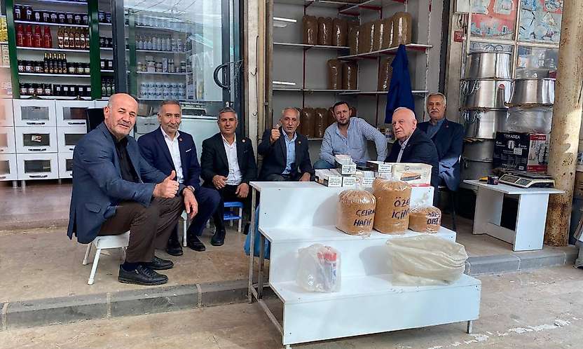 Yeniden Refah Partisi teşkilat üyelerinden esnaf ziyareti